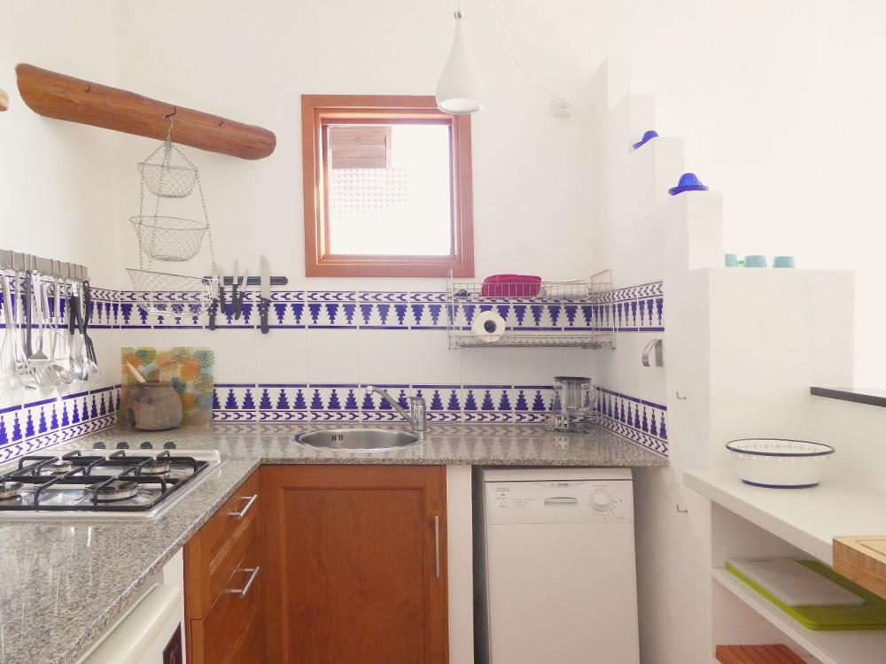 Lanzarote Ferienhaus Casa Blanca Küche