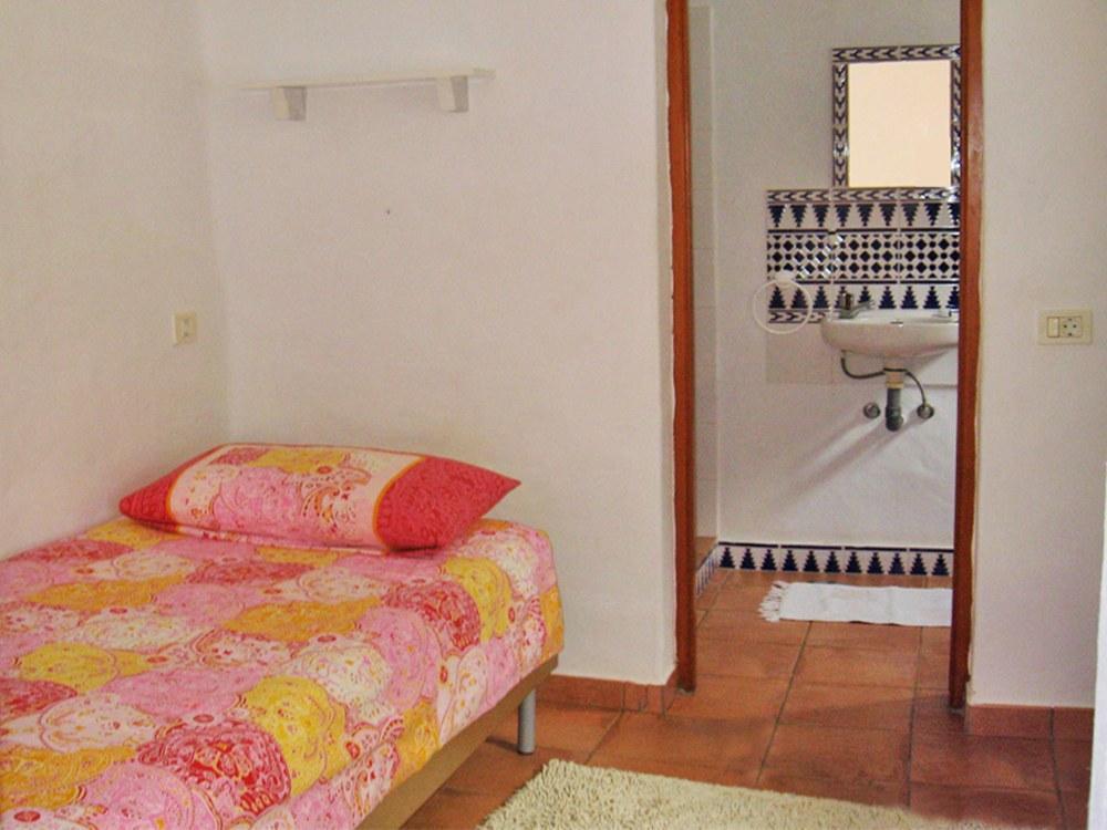Lanzarote Ferienhaus Casa del Sol Schlafbereich Bad