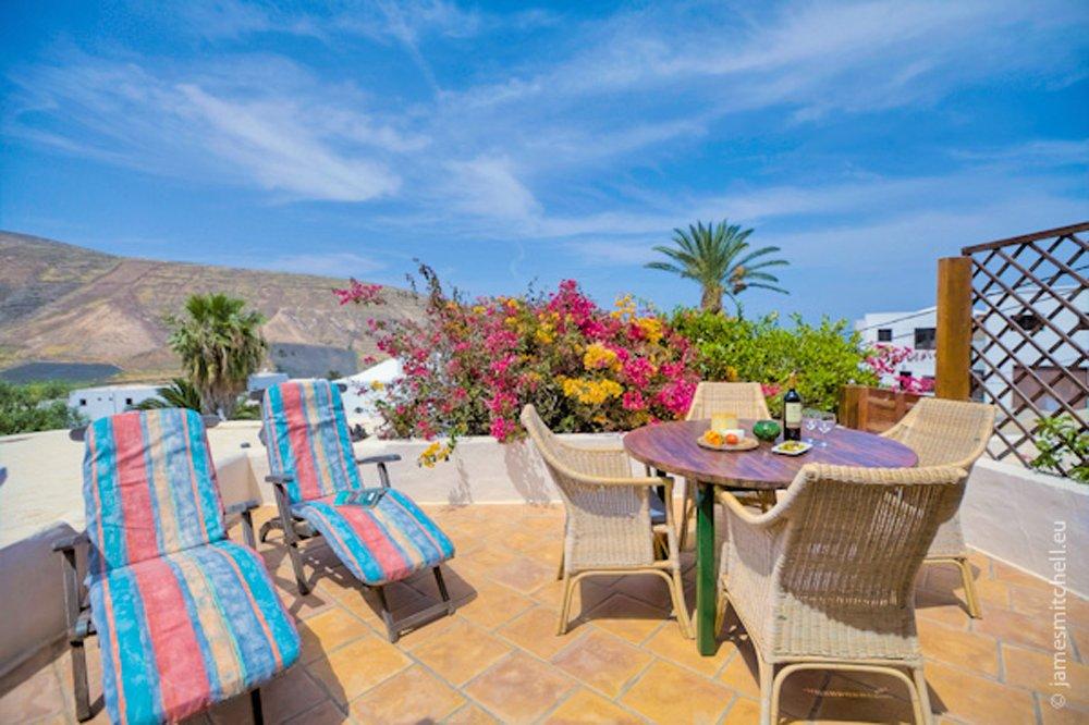 Lanzarote Ferienwohnung El Patio Terrasse