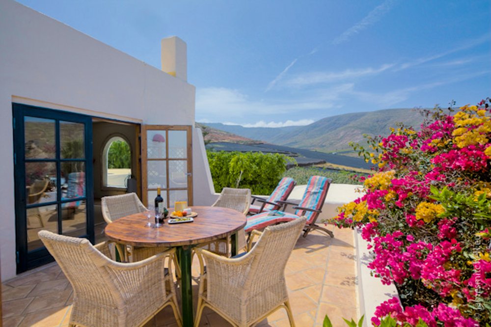 Lanzarote Ferienwohnung El Patio Terrasse